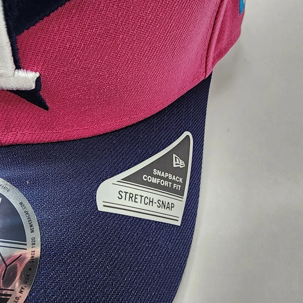 Houston Astros New Era 59FIFTY Hat Big League Chew Pink W Pin Stretch Snap NWT